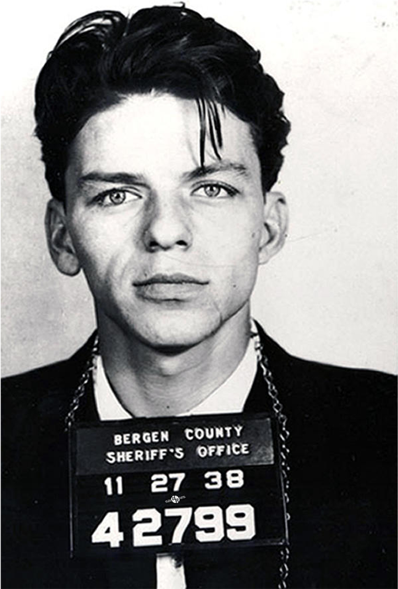 Frank Sinatra Mug Shot (525x600), Png Download