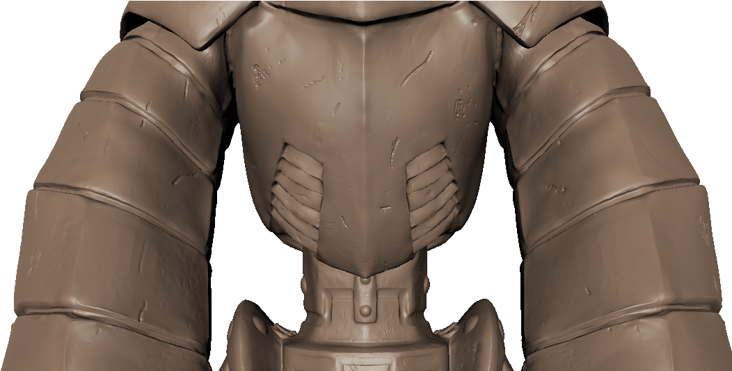 Scratched Chest - Breastplate (1089x533), Png Download