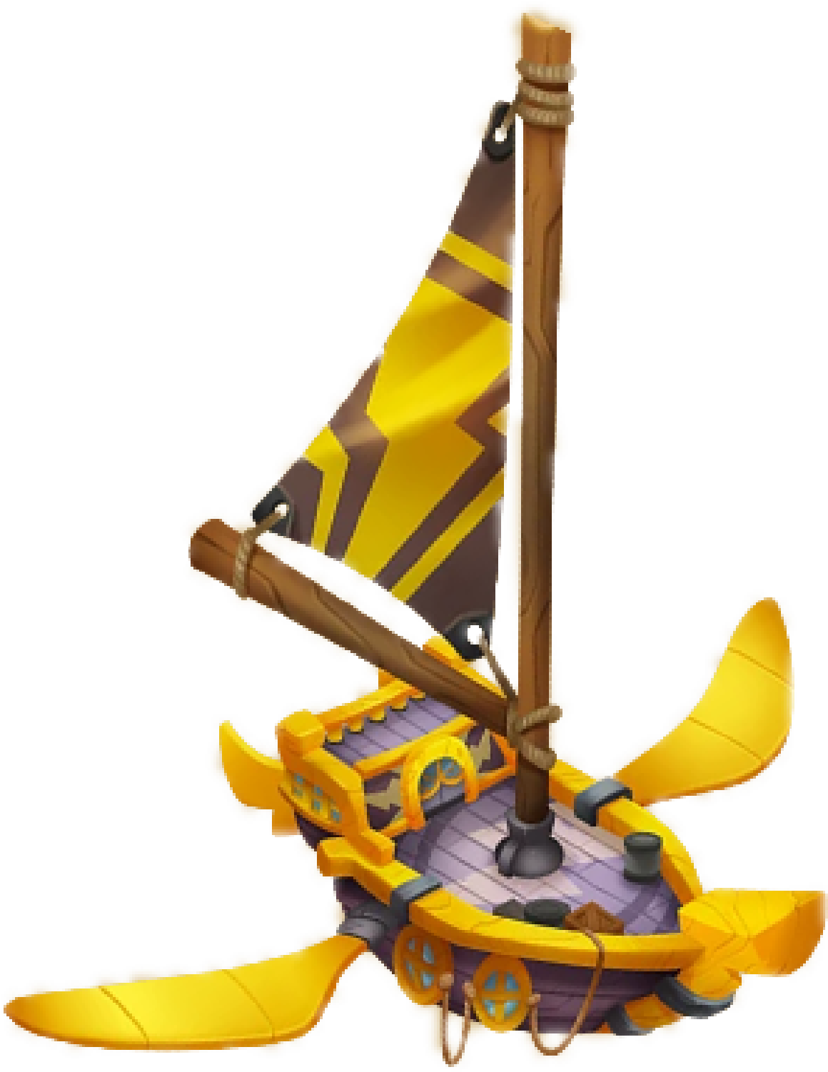 Hidden Bolt Airship - Dragonvale Airship (1184x1536), Png Download
