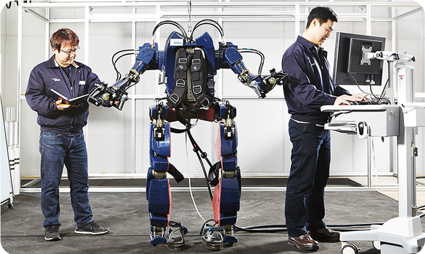 Hyundai Wearable Robot May 2016, Http - Hyundai Exoskeleton (1175x500), Png Download