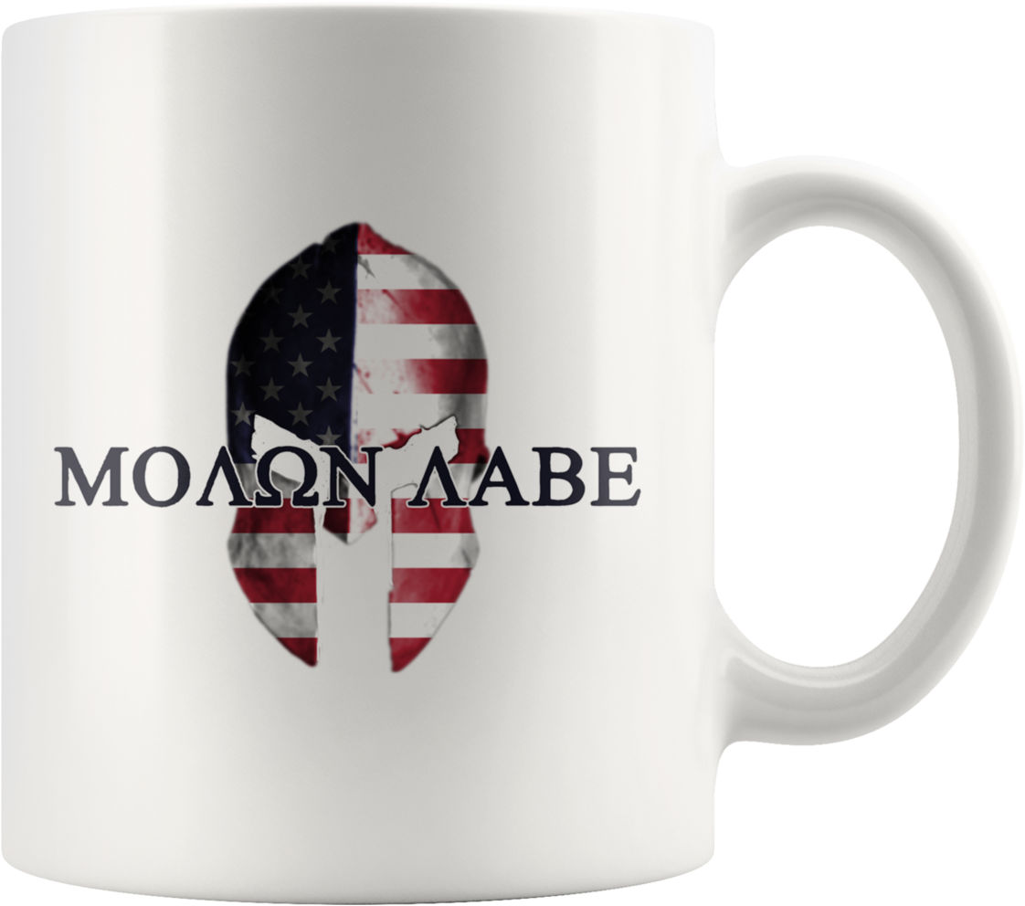 Molon Labe Mug - Mug (1160x1160), Png Download