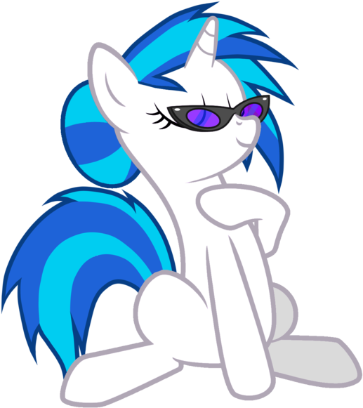Artist Needed, Dj Pon-3, Edit, Safe, Simple Background, - Cartoon (541x600), Png Download