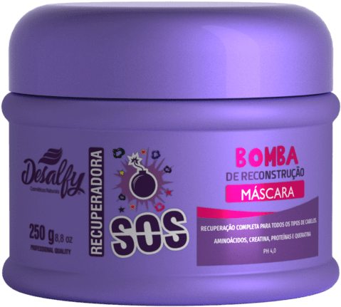 Buy Linha Recuperadora Sos Bomba In Loja Desalfy - Cosmetics (640x905), Png Download