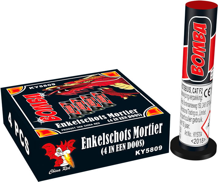 Bomba China Red (800x800), Png Download