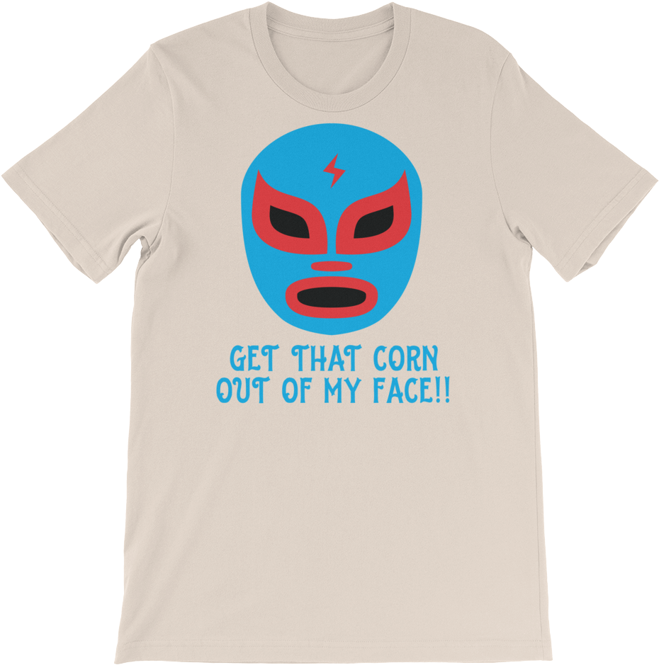 Luchador Mask Graphic T-shirt - T-shirt (1000x1000), Png Download