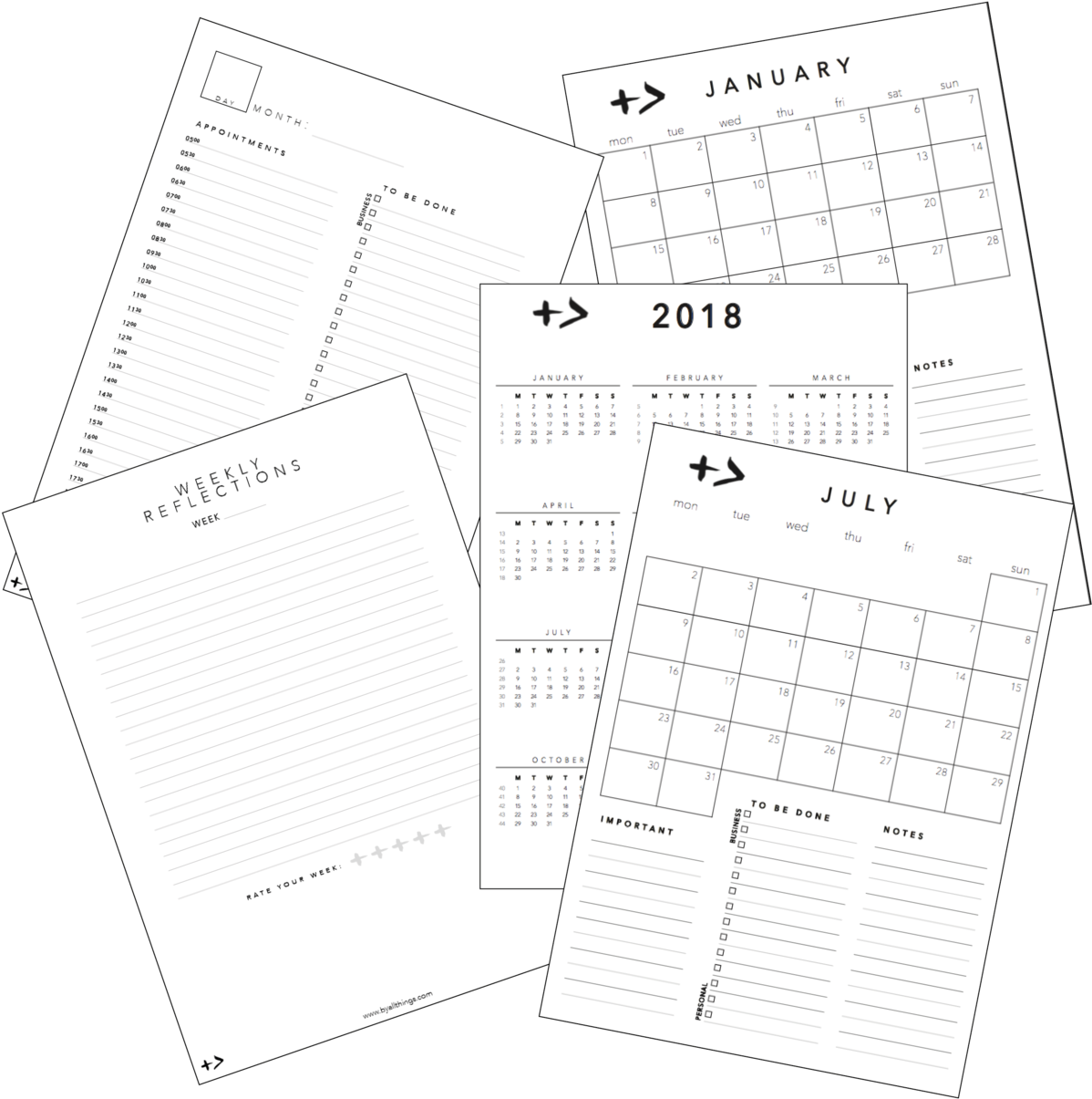 2018 Downloadable Calendar - Paper - Free Transparent PNG Download - PNGkey