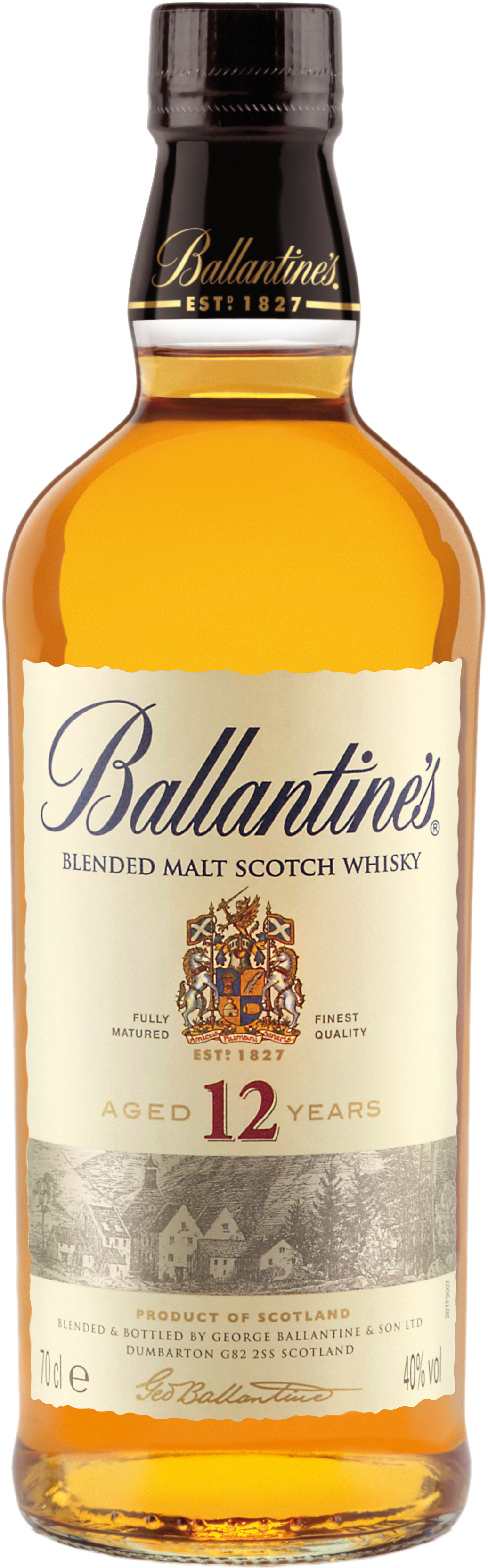 Format - Ballantine's Pure Malt (1036x3321), Png Download