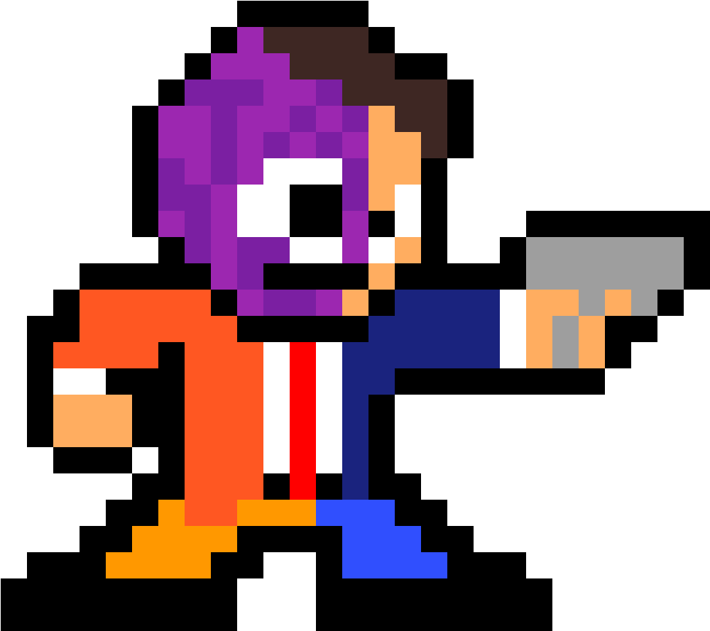 Two-face - Two Face Pixel Art (1184x1184), Png Download