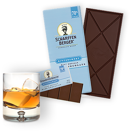 Bittersweet 70% Paired With Single Malt Scotch - Single Malt Whisky (570x570), Png Download