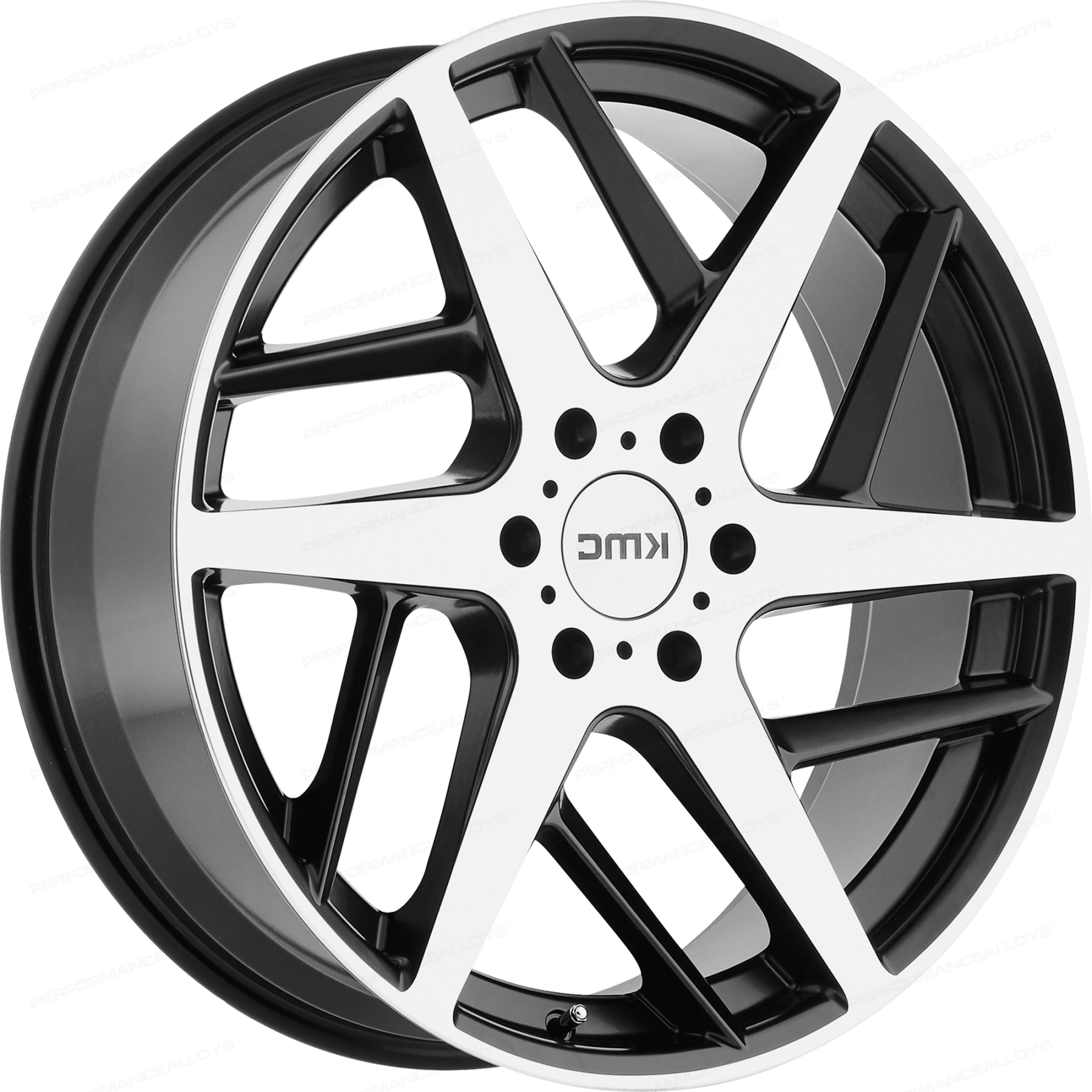 Kmc Km699 Two Face Satin Black With Machined Face - Hubcap (1800x1800), Png Download