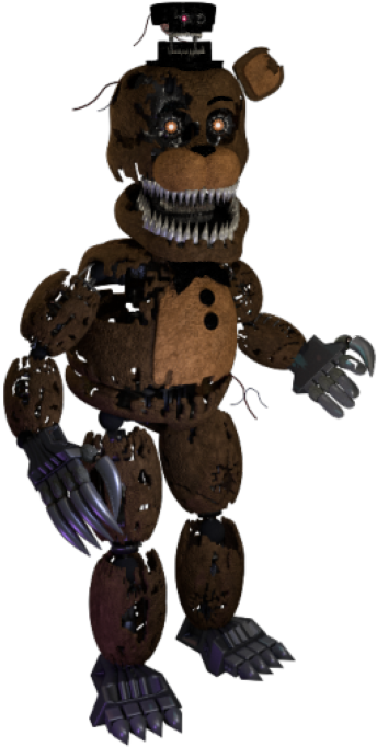 Insane Freddy Extras - Fnaf Insane Freddy (602x704), Png Download
