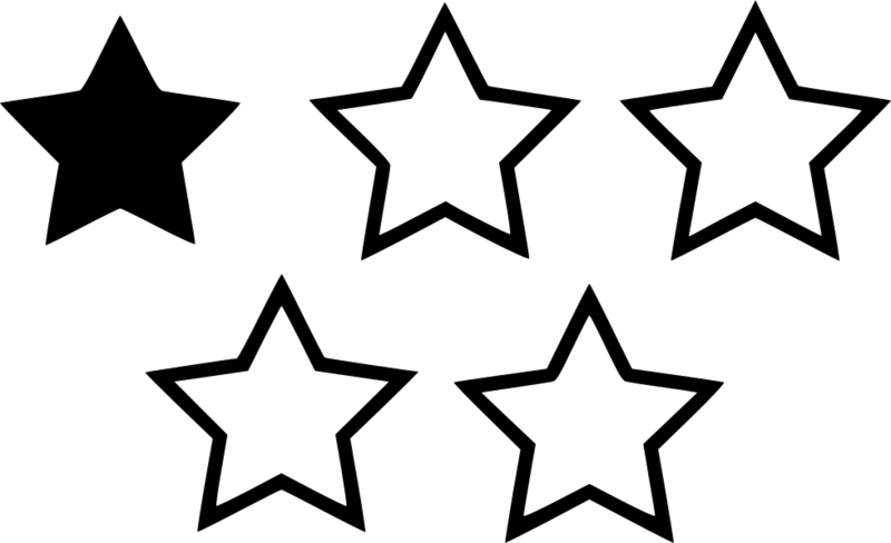 Rating Star Png Picture - 4 Star Rating Logo (800x488), Png Download