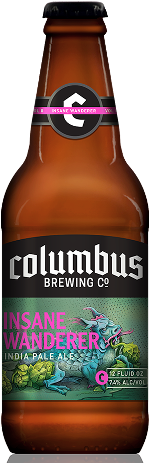 Cbc Insane Wanderer Vol 1 Bottle - Columbus Brewing Insane Wanderer (606x934), Png Download