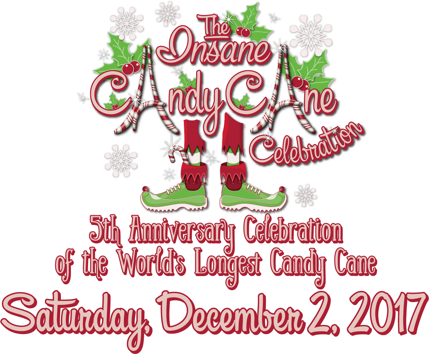 Insane Candy Cane Celebration - Illustration (1564x1251), Png Download