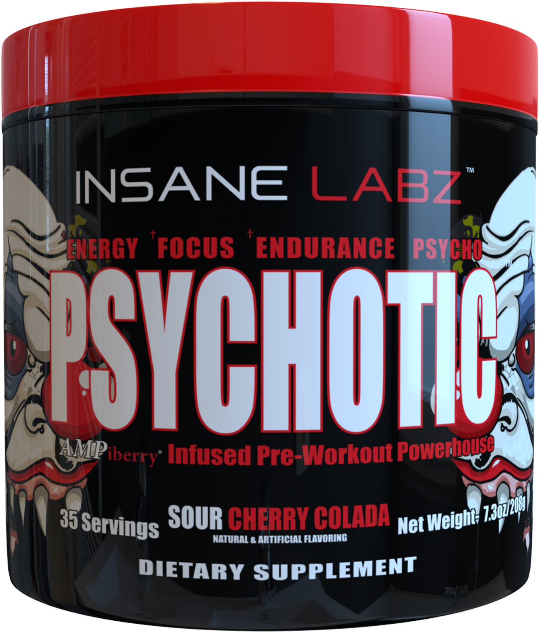 Buy Insane Labz Psychotic Pre Workout 35 Servings Cotton - Bodybuilding Supplement (1600x1350), Png Download