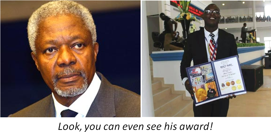 Kofi And Fauster - Kofi Annan (905x452), Png Download