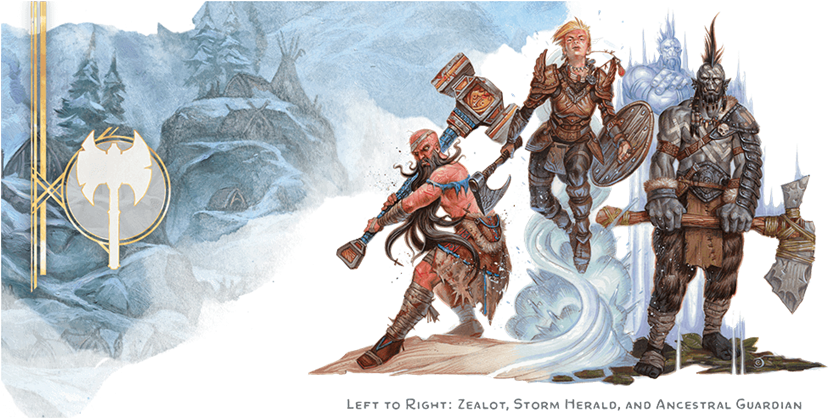 What Kind Of Barbarian Are You - Path Of The Ancestral Guardian (849x417), Png Download