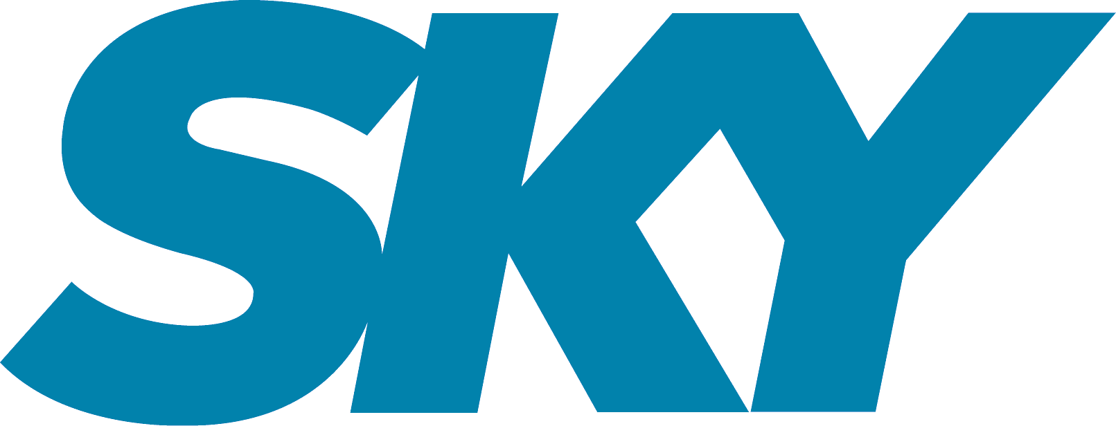 Sky Logo Logospikecom Famous And Free Vector Logos - Sky Tv Logo Png (1611x616), Png Download