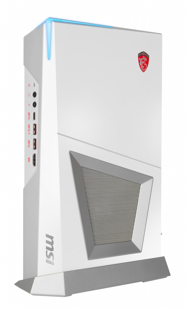 Msi Gaming Desktops Dominate With Incredible Performance - Msi Pc White (623x1024), Png Download