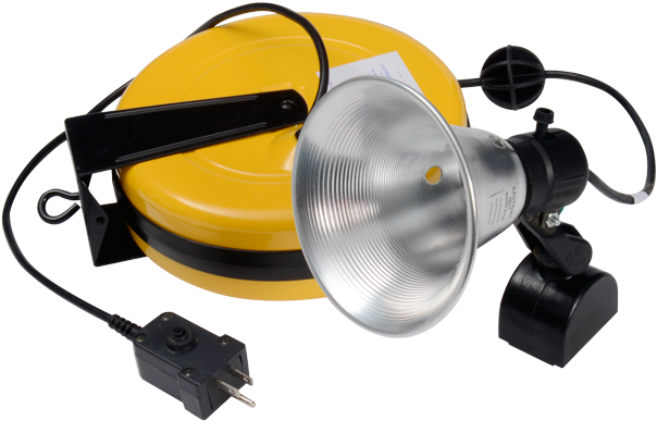 Magnetic 5-1/2" Spot Light With 50' Retractable - Light (708x509), Png Download