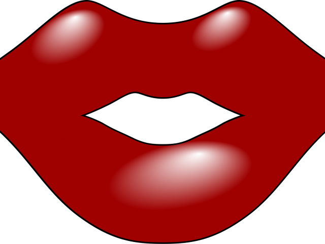 Kiss Clipart Lip Print (640x480), Png Download