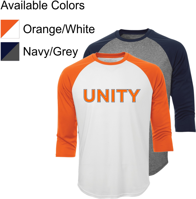 Unity Christian Unisex Baseball Style Shirt - Active Shirt (751x751), Png Download
