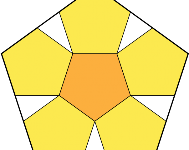 Hexagon Clipart Pentagon Shape - Motif (640x480), Png Download