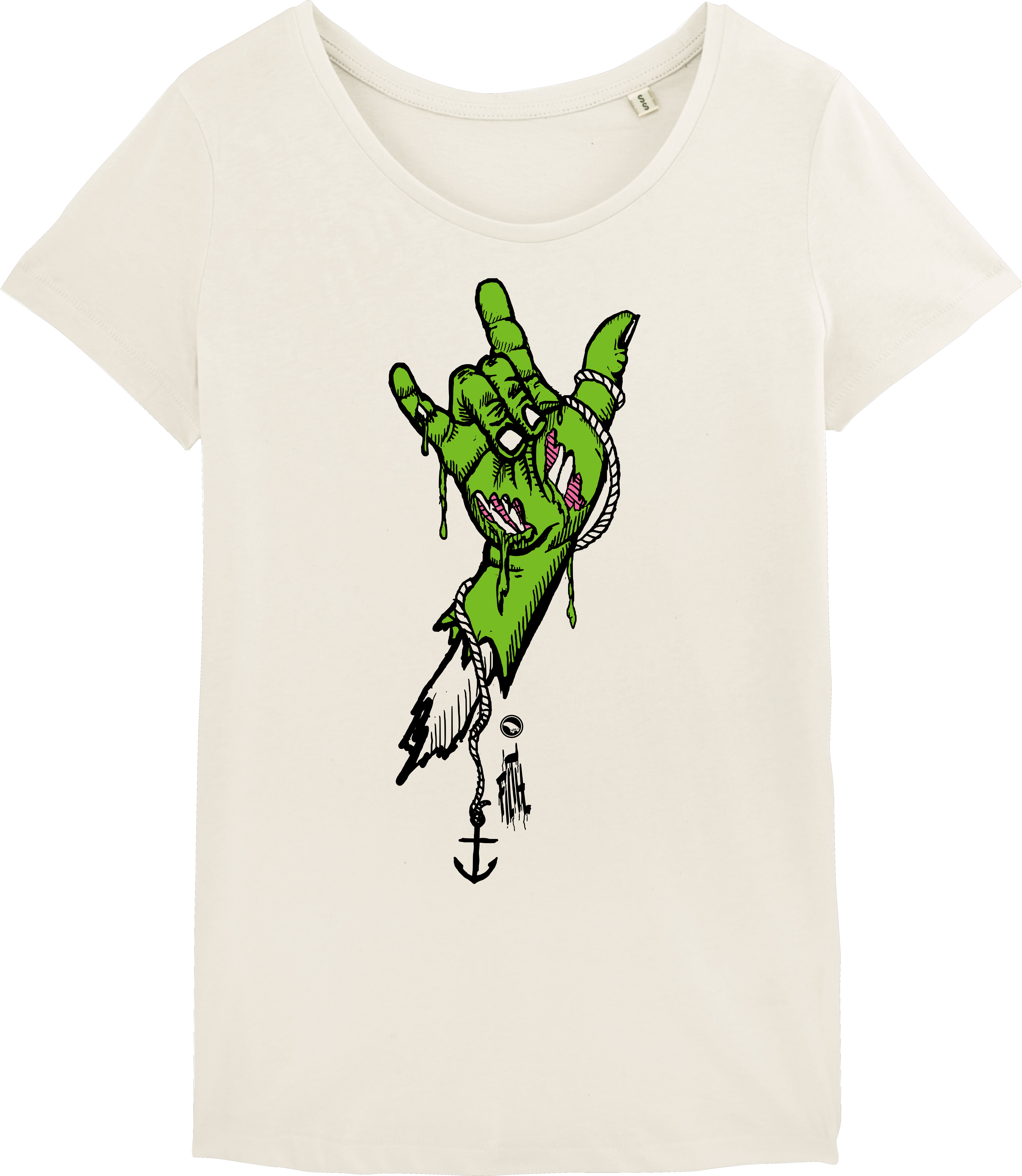 Surf T-shirt Women, Rock Hand (8268x8268), Png Download