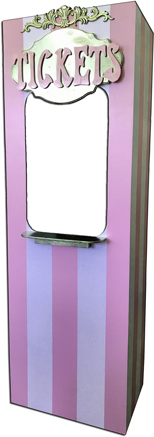 Pink Ticket Booth - Refrigerator (1200x1600), Png Download