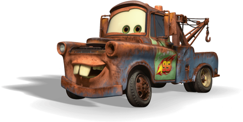 Free Png Cars 2 Png Images Transparent - Mater Cars No Background (850x464), Png Download