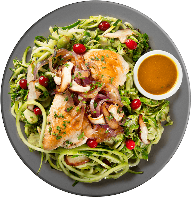 Roasted Chicken With Pumpkin Au Jus And Cranberries - Ezogelin Soup (800x800), Png Download