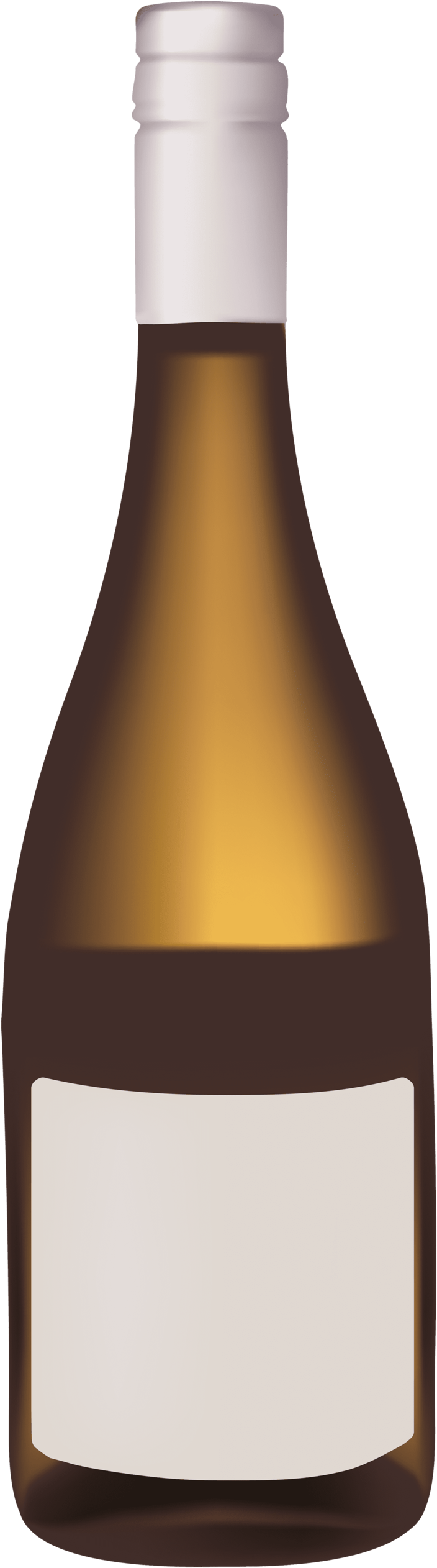 Gold Wine Bottle - Wine Bottle Clipart Png (800x2556), Png Download
