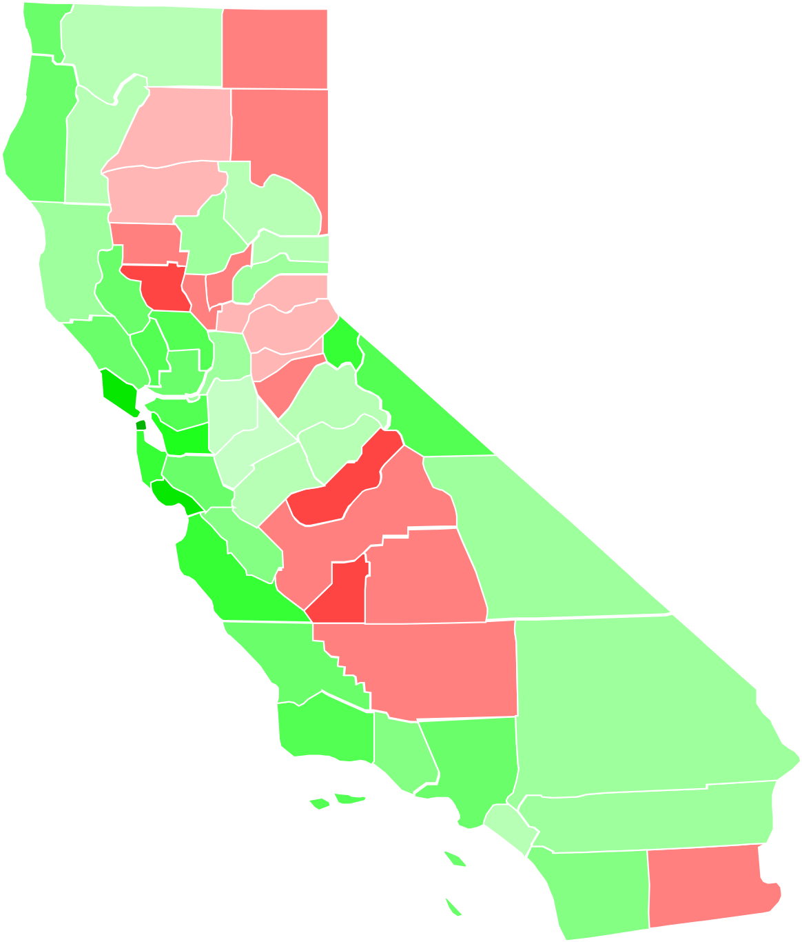 California 2018 Election Results (1200x1560), Png Download