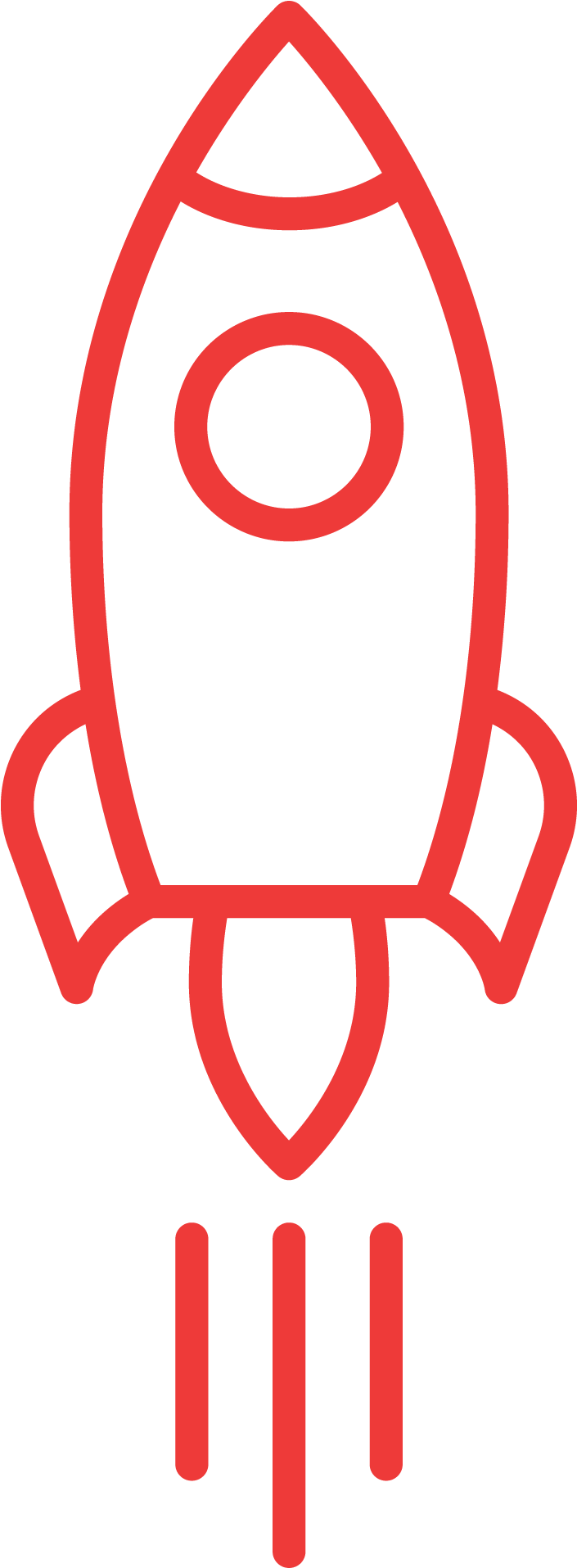 Best Accelerator Or Incubator Program - Black And White Clip Art Rocket Outline (2000x2000), Png Download