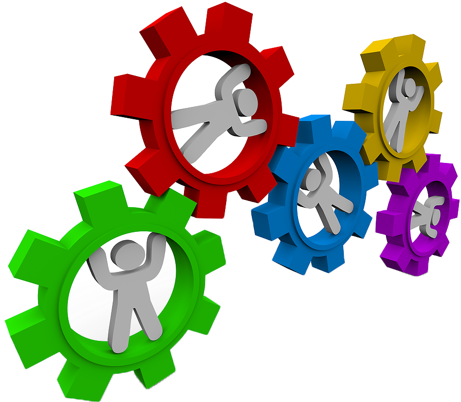 Educación Física - Gears Turning (900x900), Png Download