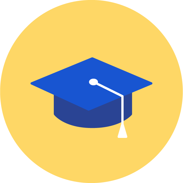 Help Topic Icons College Counseling - Graduation (626x625), Png Download