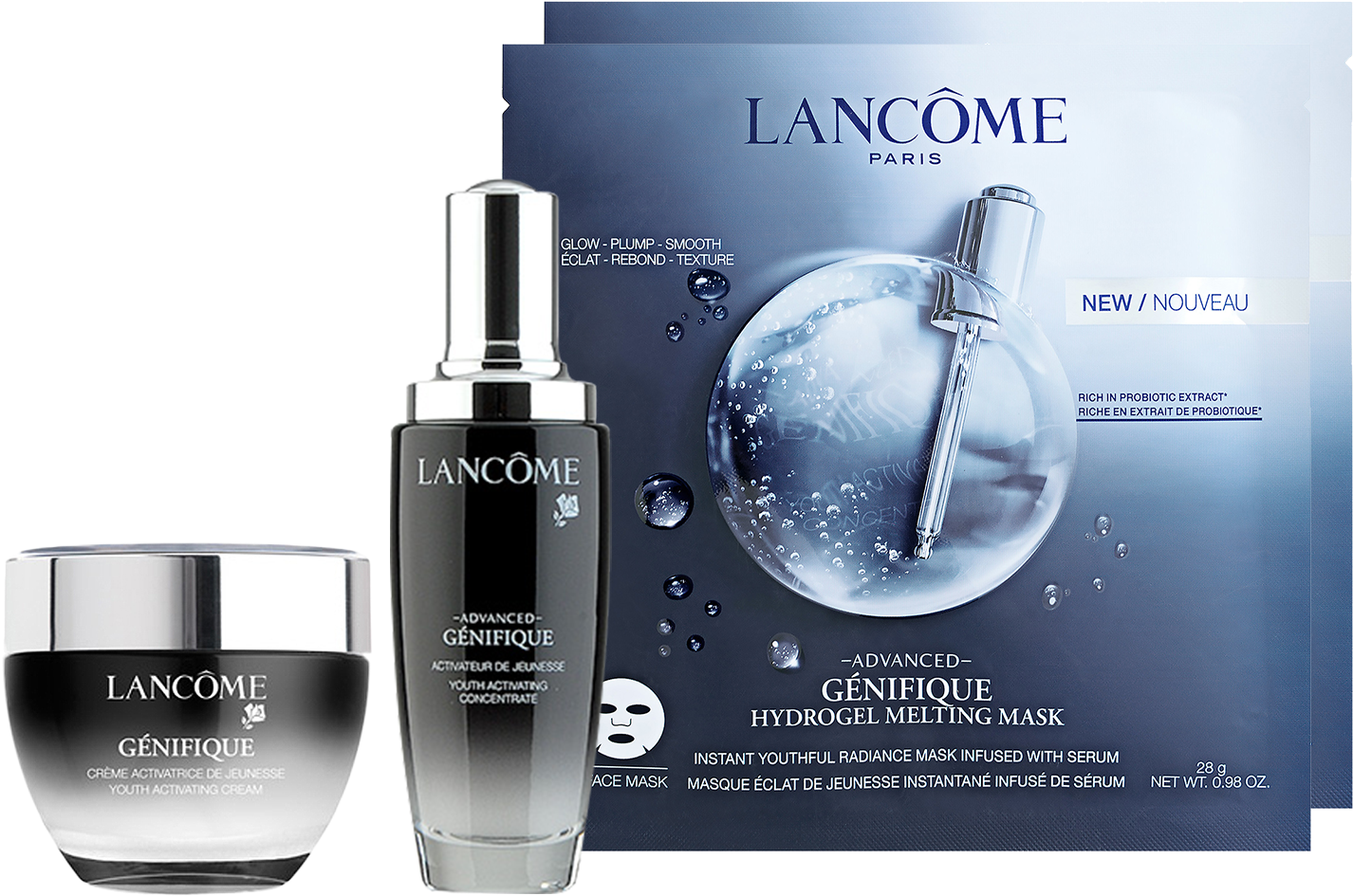 Advanced Genifique Concentrate & Mask Set - Lancome Genifique (1600x1600), Png Download