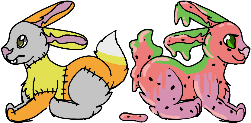 Hare Easter Bunny Pet Horse (831x407), Png Download