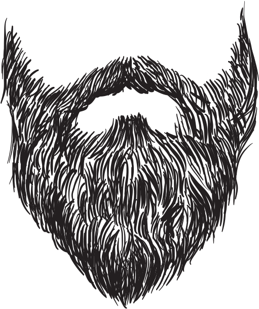Beard - Sketch (640x1230), Png Download