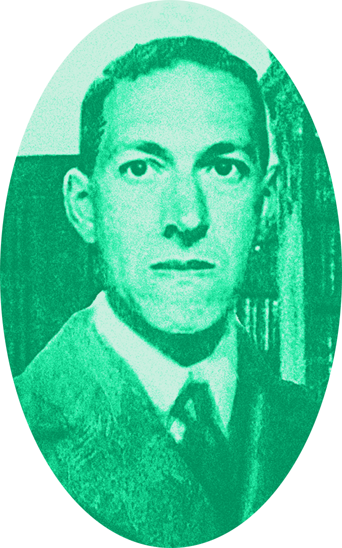 Lovecraft In Ahlainen - Hp Lovecraft (675x1080), Png Download
