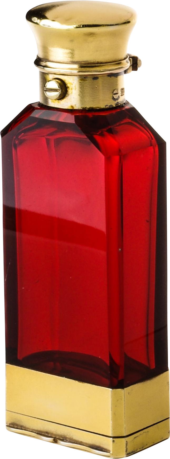 Sampson Mordan Combination Scent Bottle Vinaigrette - Glass Bottle (1742x1742), Png Download