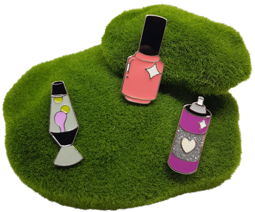 Just Girly Things Enamel Pin Pack Odd Mountain - Lawn (1000x1500), Png Download