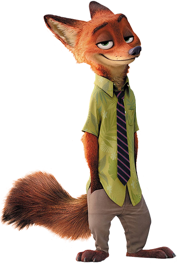 Arctic Fox You'll Never Even Come To This Design Because - Nick Wilde (573x850), Png Download
