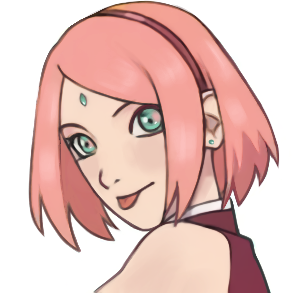 Transparent Sakuras Doing The - Cartoon (1230x1150), Png Download