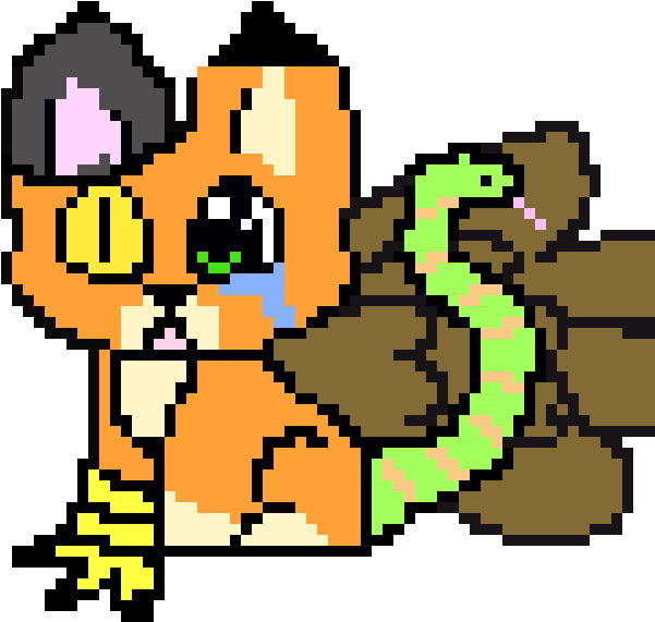 Discord Fox Baby - Cartoon (690x590), Png Download