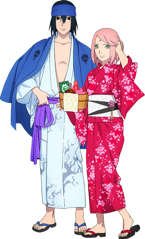 Sasusaku, Sasuke Uchiha, And Sakura Haruno Image - Sasuke Und Sakura Wedding (489x806), Png Download