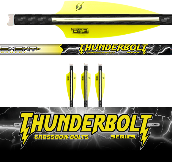 Fletched Thunder Bolt Crossbow Bolts - Ski (578x578), Png Download