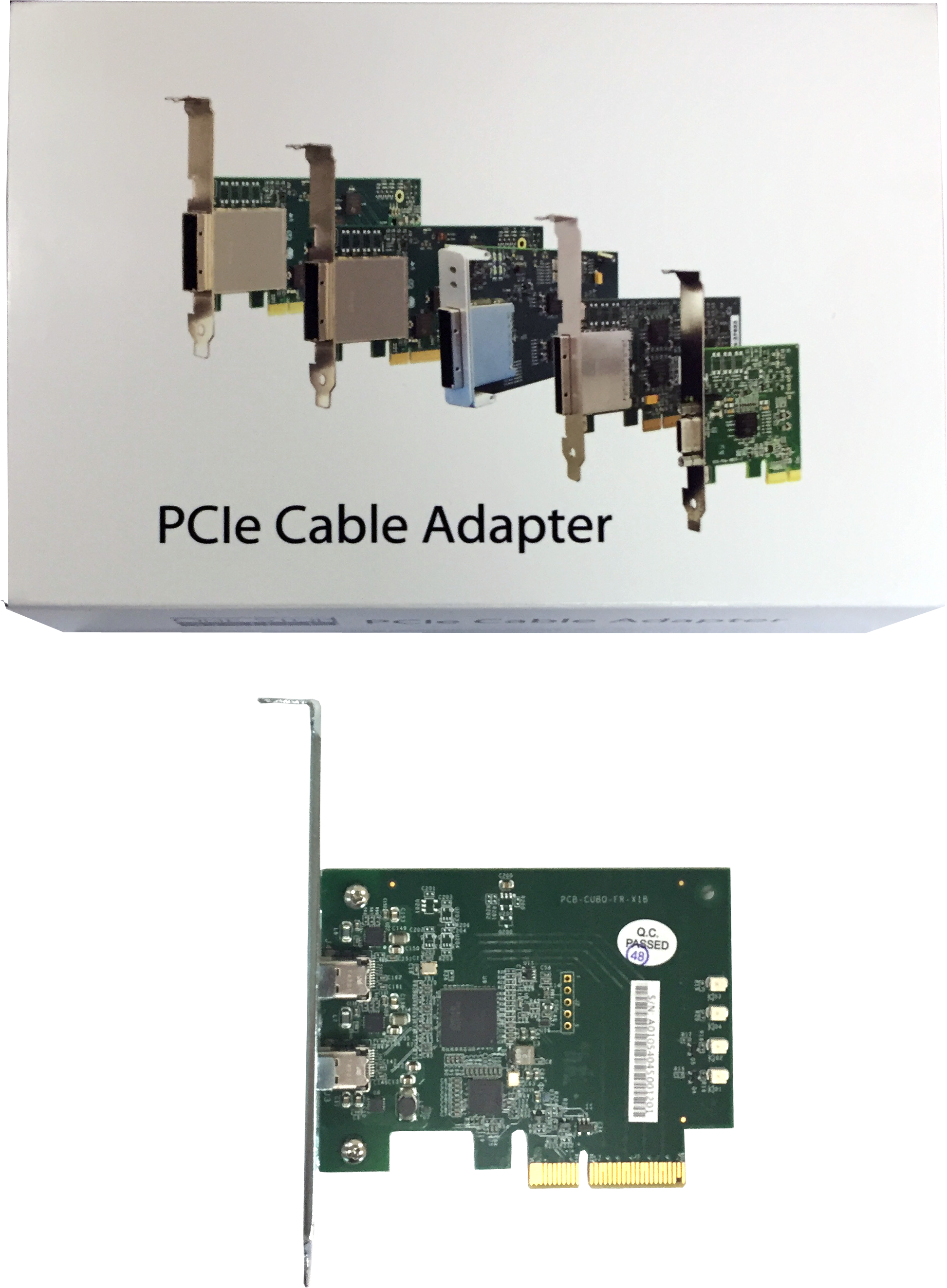 The Thunderbolt 2 Option Card Installs In The Host - Electronic Component (2166x2850), Png Download
