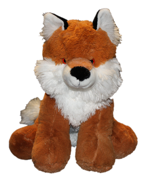 "roxy" The Fox This Bear Has Plastic Eyes - Stuffed Toy (520x600), Png Download