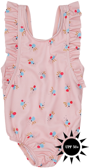 Soft Gallery Ana Baby Swimsuit Cockatoo - Pattern (960x720), Png Download